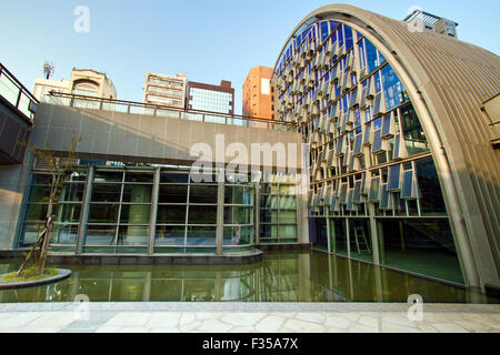 the new MRT station (Daan Park Station) in Taipei Stock Photo