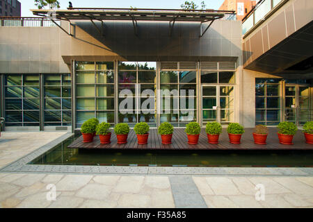 the new MRT station (Daan Park Station) in Taipei Stock Photo