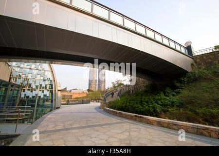 the new MRT station (Daan Park Station) in Taipei Stock Photo