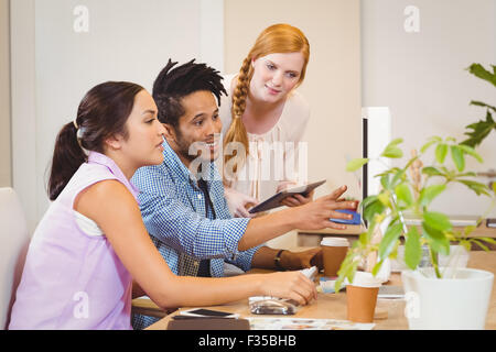 Business people working together Stock Photo