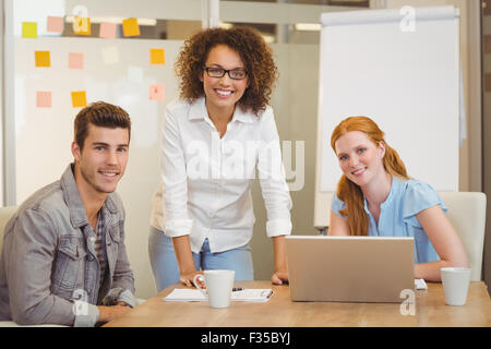Business people in meeting Stock Photo