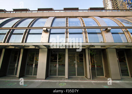 the new MRT station (Daan Park Station) in Taipei Stock Photo