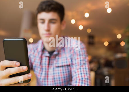 Man using mobile phone Stock Photo