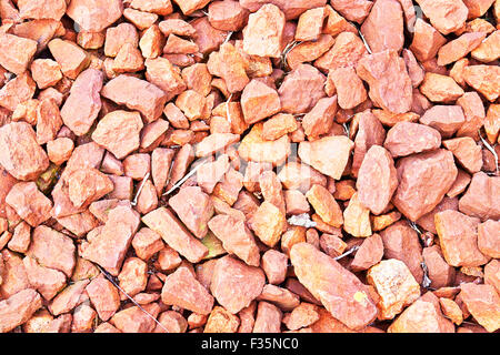 background of orange stones Stock Photo