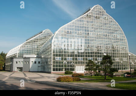 MOSCOW, RUSSIA, SEPTEMBER 24, 2015 -  New climatizer in the Main Botanical Garden in Moscow, Russia, the biggest climatizer in E Stock Photo