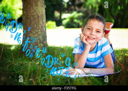 Composite image of letter and number jumble Stock Photo