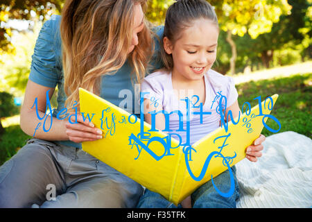 Composite image of letter and number jumble Stock Photo