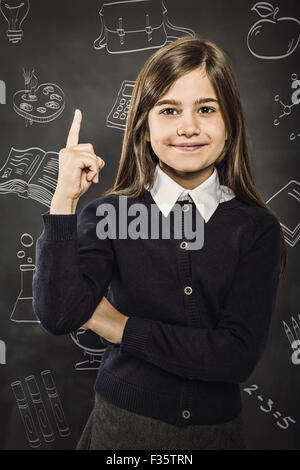 Composite image of school doodles Stock Photo