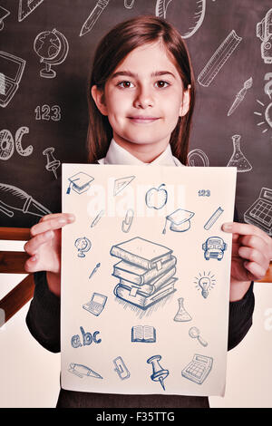 Composite image of education doodles Stock Photo
