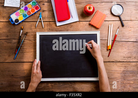 Back to school composition Stock Photo
