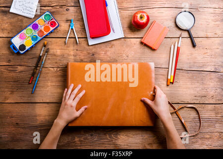 Back to school composition Stock Photo