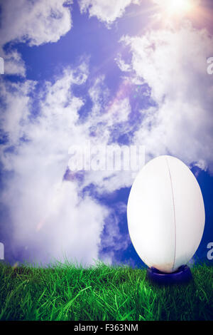 Composite image of rugby ball Stock Photo