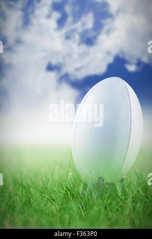 Composite image of rugby ball Stock Photo