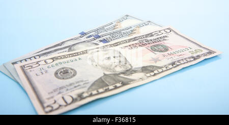 Two hundred and fifty dollar in various notes Stock Photo