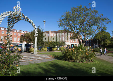 Welwyn Garden City town centre Stock Photo - Alamy