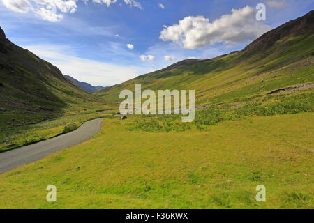 Southern end of Honister Pass near Buttermere, Cumbria, Lake District National Park, England, UK. Stock Photo