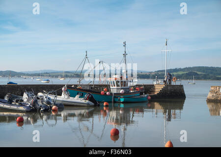 Lympstone a coastal village in East Devon England UK the harbour Stock Photo