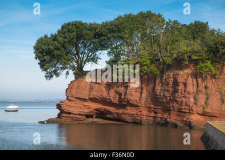 Lympstone a coastal village in East Devon England UK the Cliff Stock Photo