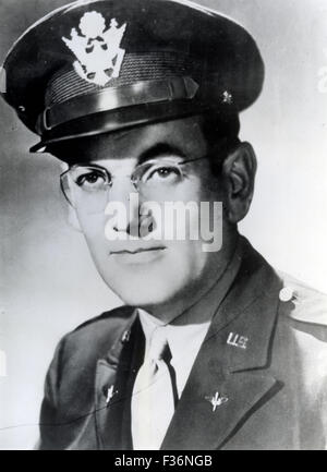 GLENn MILLER (1904-1944) US big band leader in his US Army Air Force uniform about 1942 Stock Photo