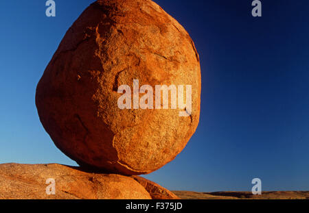 Devils Marbles Conservation Reserve (1802 hectare) reserve is 9km to the South of Wauchope in the Northern Territory, Australia Stock Photo