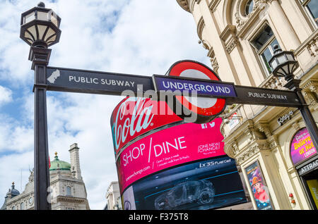 Piccadilly Circus in London Stock Photo