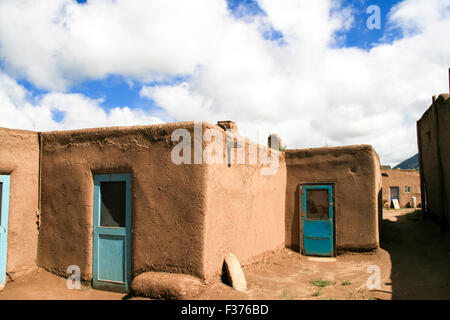 Taos Pueblo in New Mexico, USA Stock Photo
