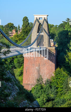 The Clifton Suspension Bridge in Bristol Stock Photo
