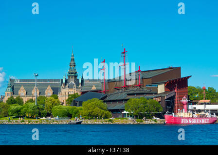 Vasamuseet and Nordiska Museet, Djurgården, Stockholm, Sweden Stock Photo