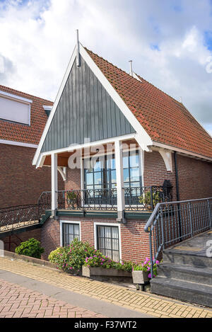 Houses in Volendam, Netherlands. Stock Photo