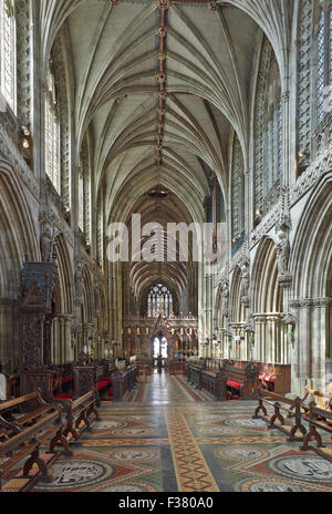 Lichfield Cathedral choir Stock Photo