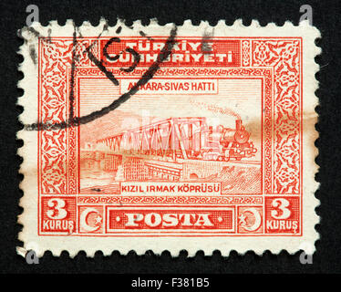ottoman and Turkish old style postcard stamps Stock Photo - Alamy
