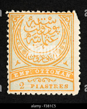 Ottoman empire postage stamp Stock Photo