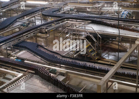 Budweiser brewery tour in Merrimack New Hampshire Stock Photo