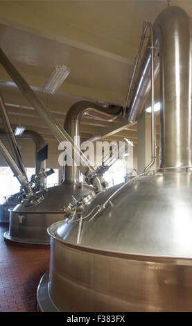 Budweiser brewery tour in Merrimack New Hampshire Stock Photo