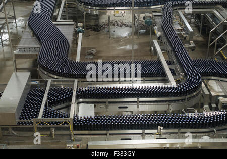 Budweiser brewery tour in Merrimack New Hampshire Stock Photo