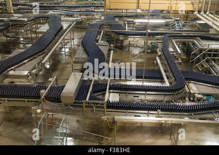 Budweiser brewery tour in Merrimack New Hampshire Stock Photo