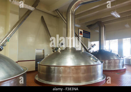 Budweiser brewery tour in Merrimack New Hampshire Stock Photo