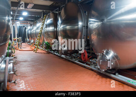 Budweiser brewery tour in Merrimack New Hampshire Stock Photo