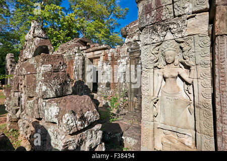 Banteay Kdei temple. Angkor Archaeological Park, Siem Reap Province, Cambodia. Stock Photo