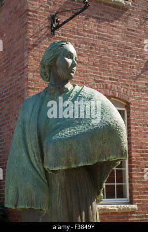 Millie the mill girl in Manchester New Hampshire Stock Photo