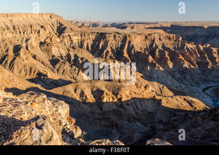 The Fish River Canyon in Namibia from the Hobas viewpoint Stock Photo