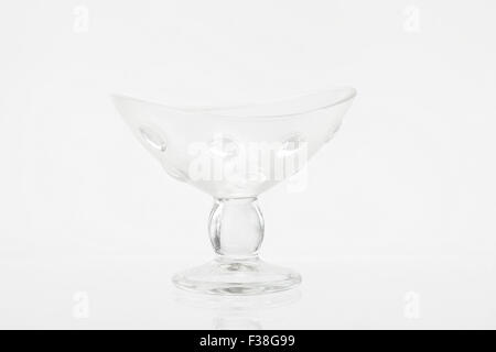 empty ice cream cup isolated Stock Photo