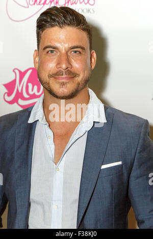 Pucker & Pout launch event at Sur Lounge. Pucker & Pout is a new beauty and lifestyle blog founded by 'Vanderpump Rules' star Katie Maloney.  Featuring: Jax Taylor Where: Los Angeles, California, United States When: 31 Jul 2015 Stock Photo