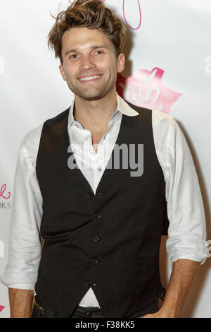 Pucker & Pout launch event at Sur Lounge. Pucker & Pout is a new beauty and lifestyle blog founded by 'Vanderpump Rules' star Katie Maloney.  Featuring: Tom Schwartz Where: Los Angeles, California, United States When: 31 Jul 2015 Stock Photo