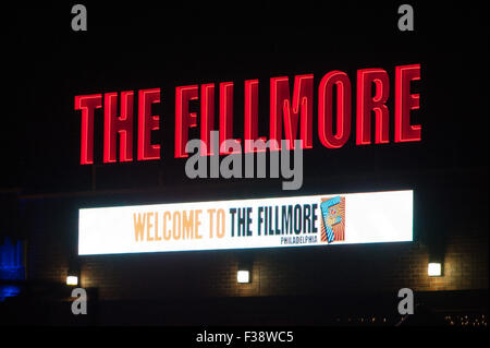 Philadelphia, Pennsylvania, USA. 1st Oct, 2015. Grand opening of the Fillmore Philadelphia in the iconic Fishtown section of Philadelphia Pa Credit:  Ricky Fitchett/ZUMA Wire/Alamy Live News Stock Photo