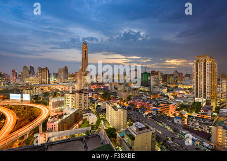 Bangkok, Thailand, city skyline.