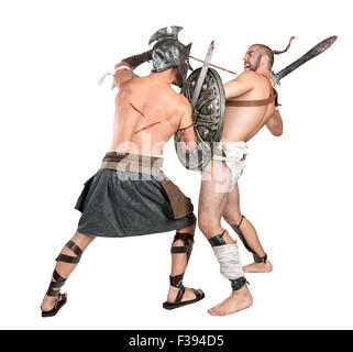 [IMAGE:https://l450v.alamy.com/450v/f394d5/gladiators-fighting-isolated-in-a-white-background-f394d5.jpg]