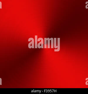Circular metallic texture. Steel red shiny abstract background Stock Photo