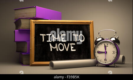 Time To Move Concept Stock Photo - Alamy