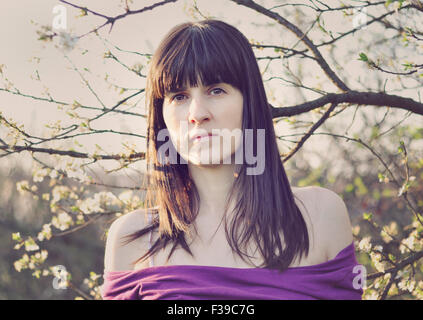 Portrait of mid adult woman Stock Photo